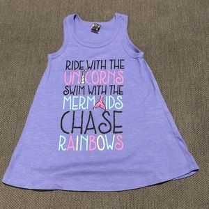 Instant Message, purple tank dress, 3T